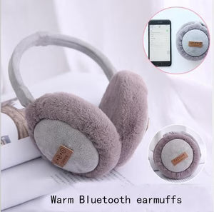 Bluetooth Plush Earmuff Headphones