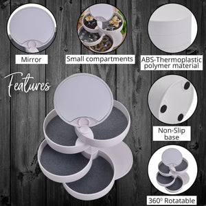 Rotating Jewelry Storage Box
